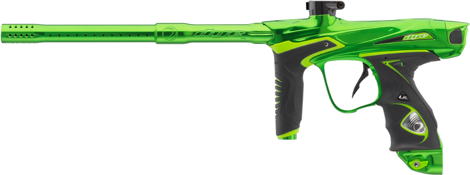Green Paintball Marker Profile PNG