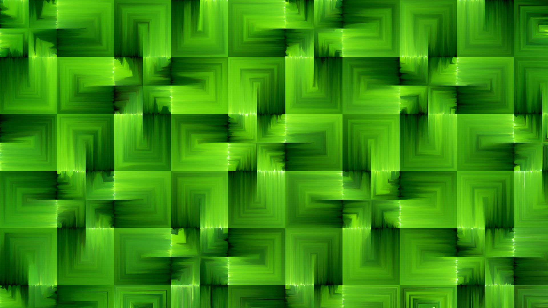 Green Patterned Abstract