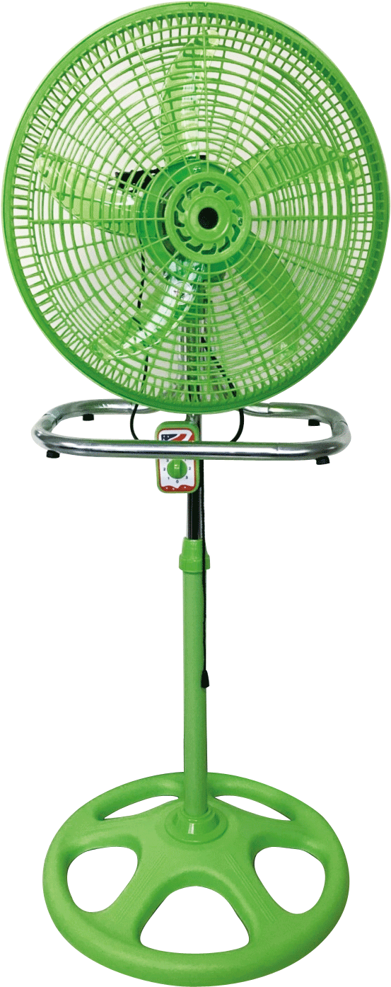 Green Pedestal Fan PNG