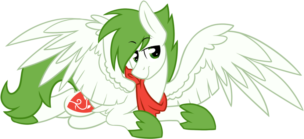Green Pegasus Cartoon Illustration PNG