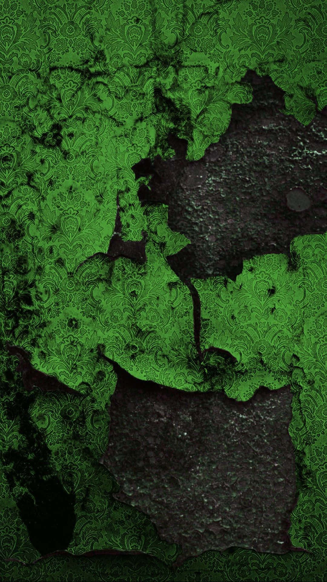 Green Phone Abstract Background