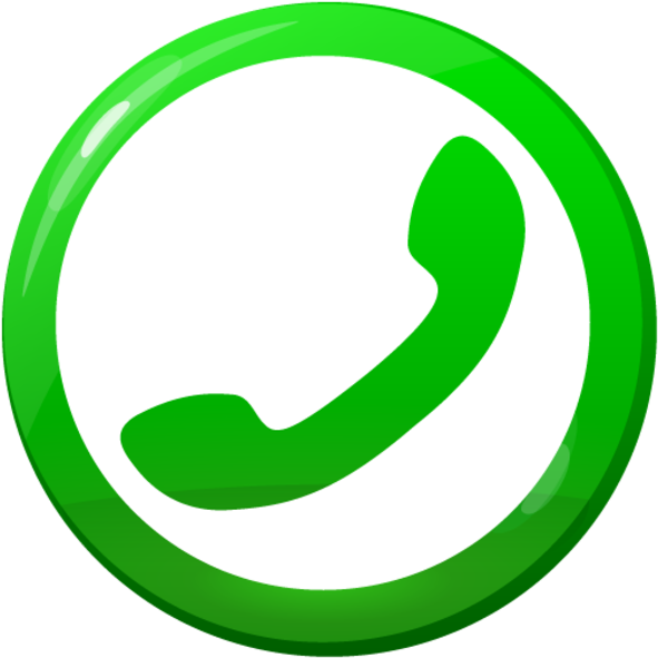 Green Phone Icon Clipart PNG