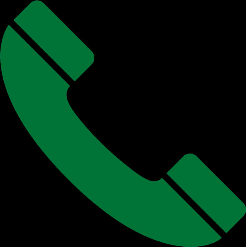 Green Phone Icon PNG