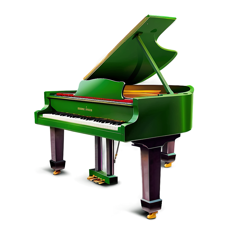 Green Piano Png 26 PNG