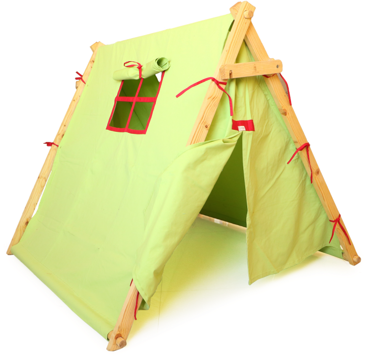 Green Play Tent Children PNG