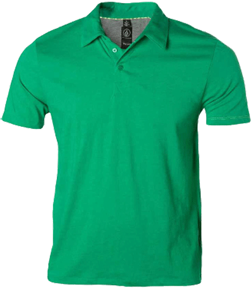 Green Polo Shirt Product Display PNG