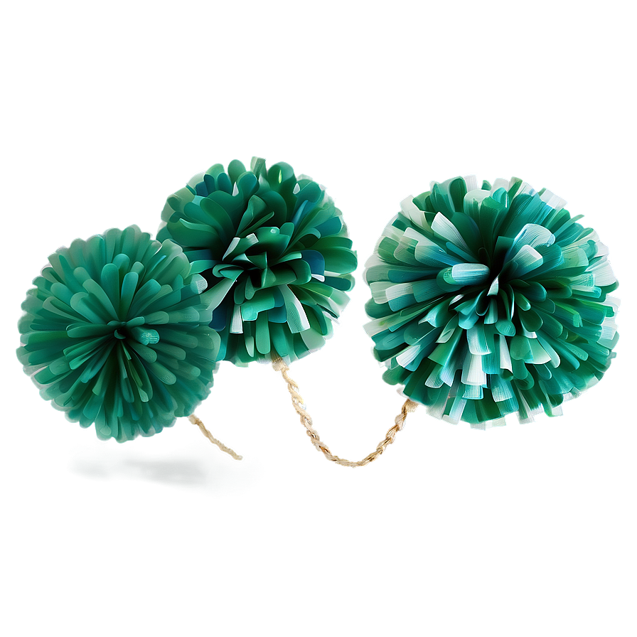 Green Pom Poms Png 57 PNG