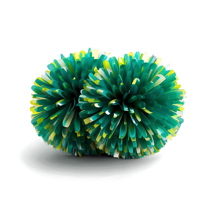 Green Pom Poms Png Tgj PNG