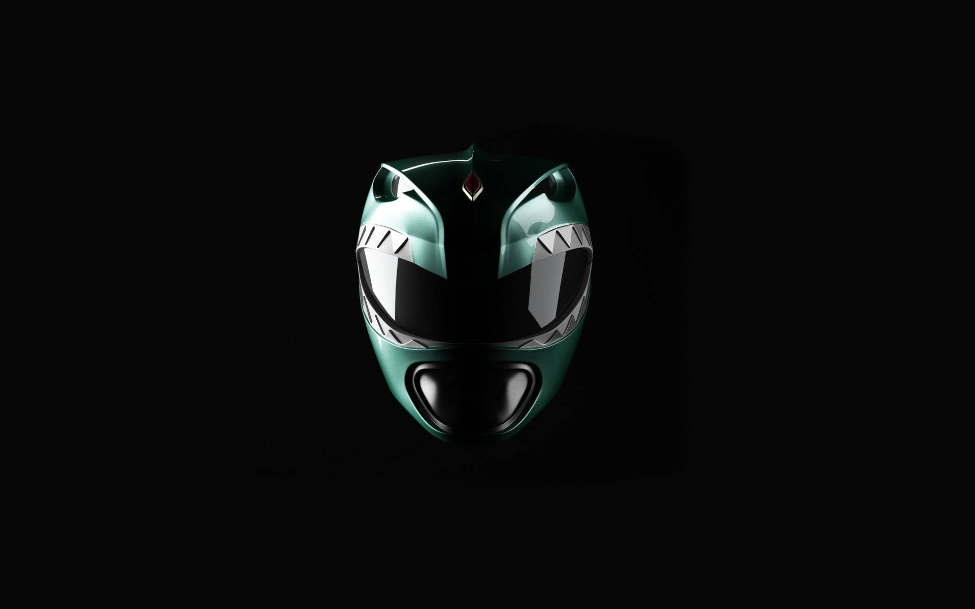 Green Power Rangers Helmet Wallpaper