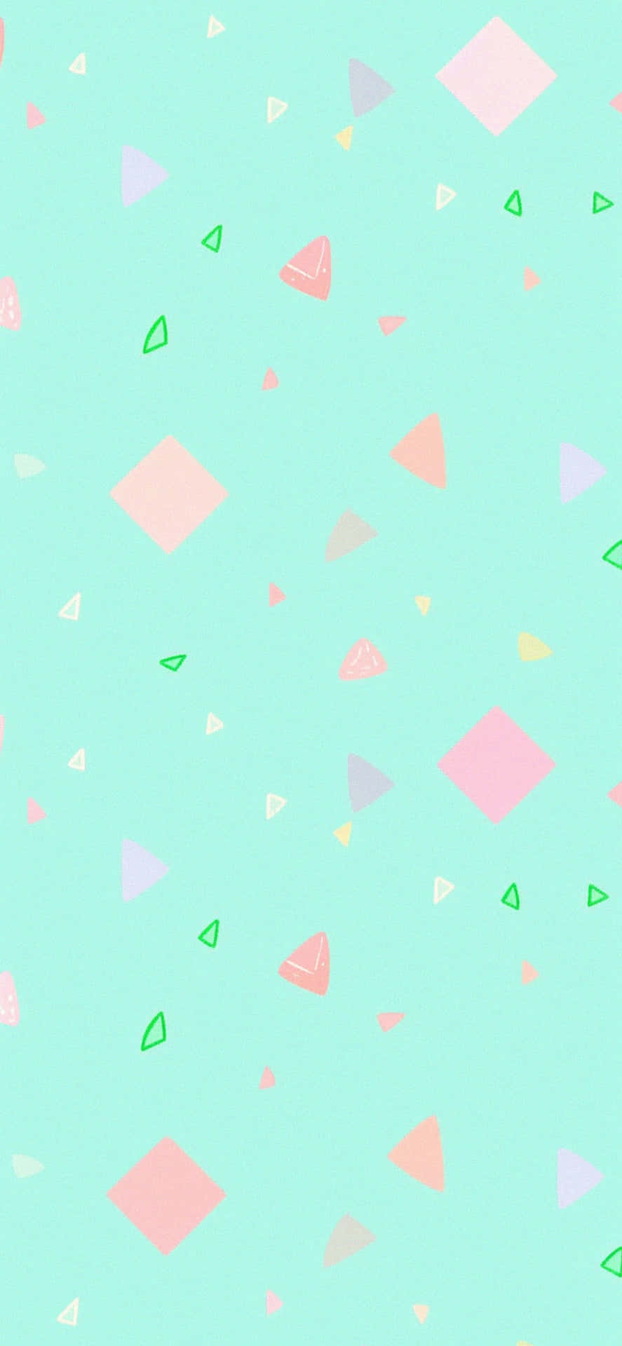 Green Preppy Pattern Background Wallpaper