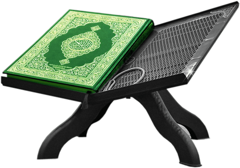 Green Quranon Stand PNG