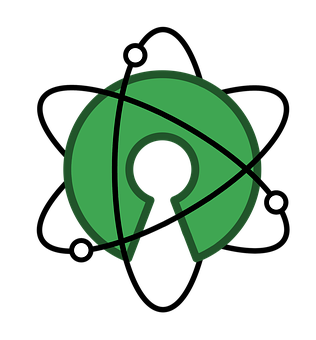 Green Radar Icon Black Background PNG