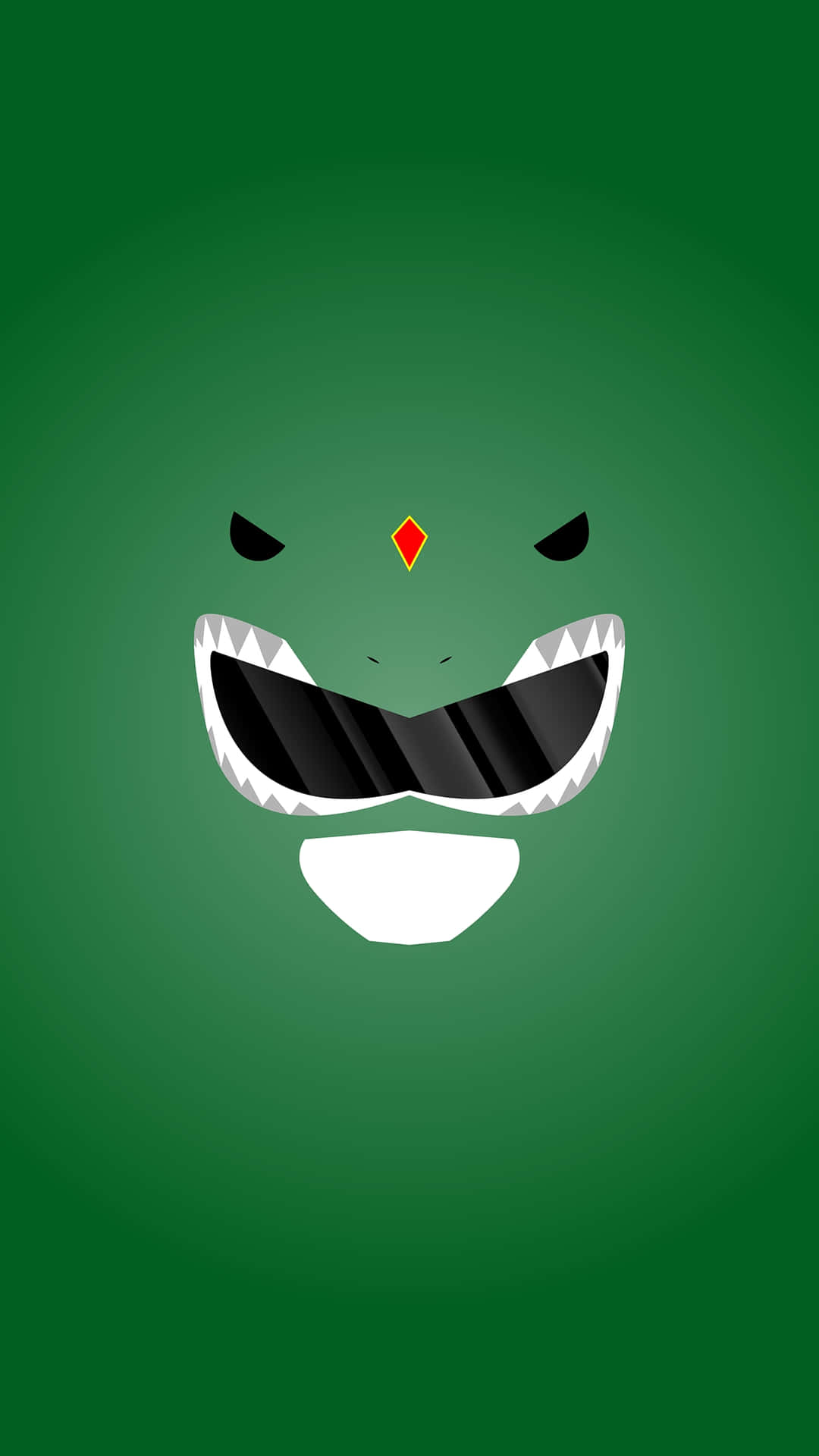 Green Ranger Helmet Smile Wallpaper