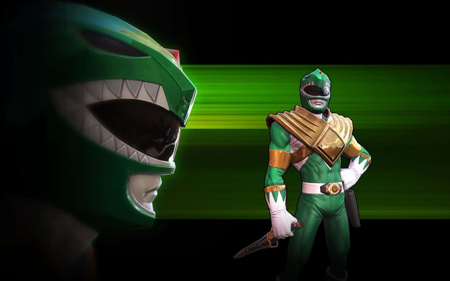 Green Ranger Power Pose Wallpaper
