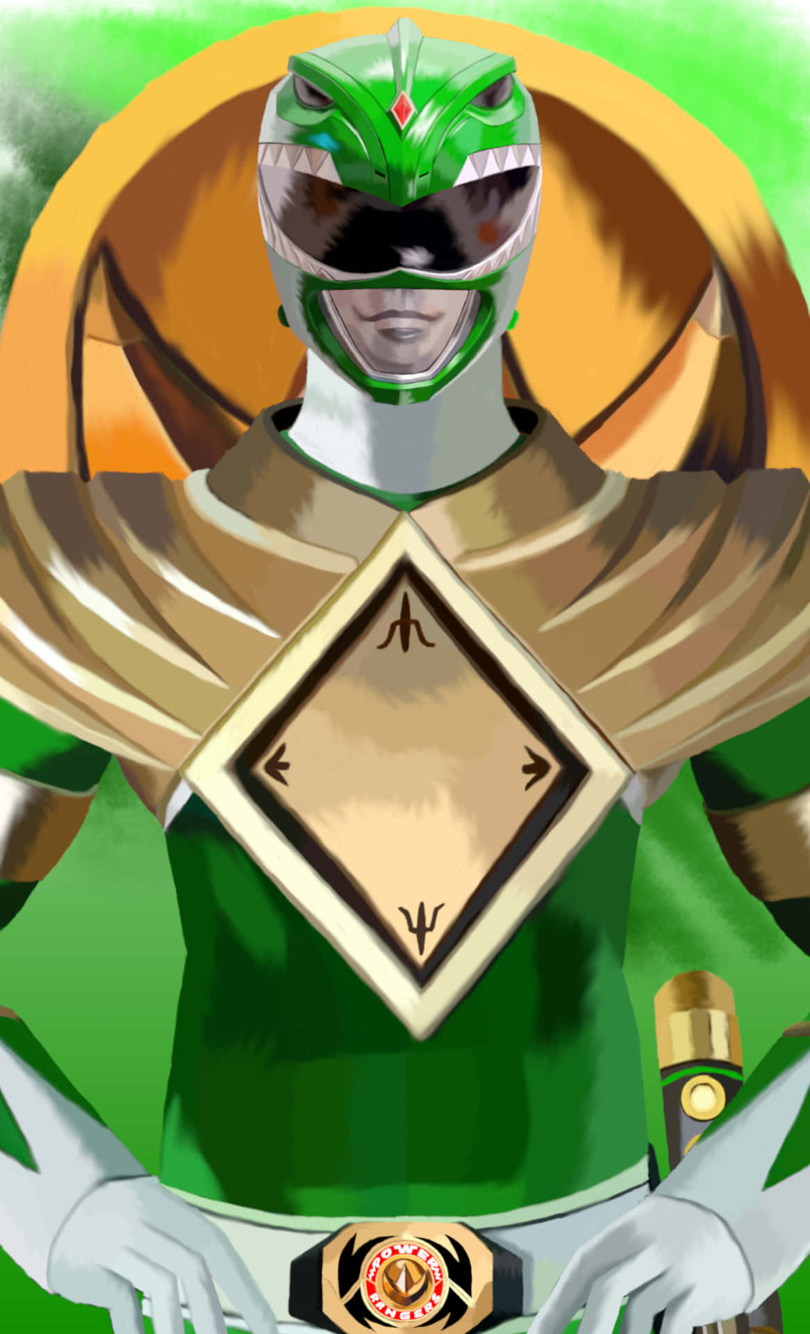 Green Ranger Power Stance Wallpaper