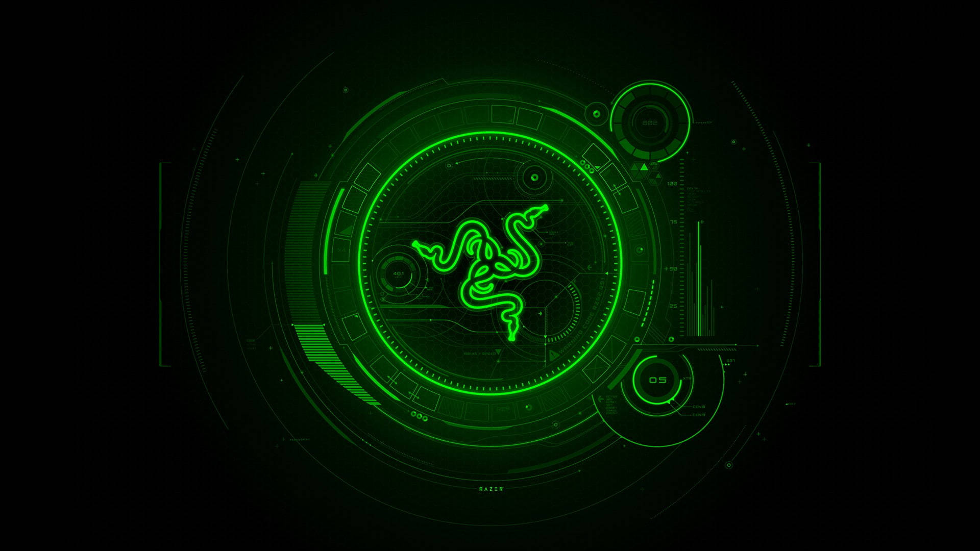 Green Razer Gaming Logo Hd