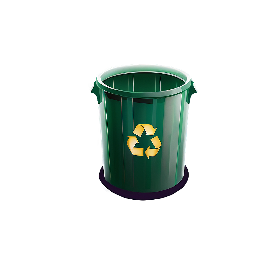 Green Recycle Bin Png Rbf74 PNG