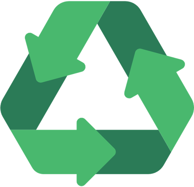 Green Recycle Symbol Vector PNG