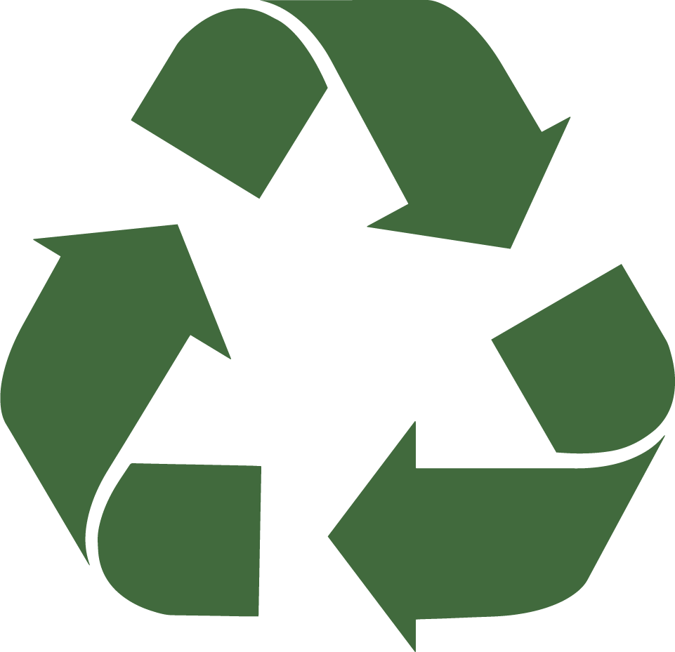 Green Recycle Symbol Vector PNG