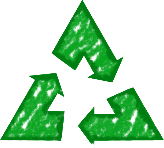 Green Recycling Symbolon Grey Background PNG