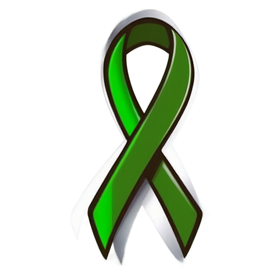 Green Ribbon Awareness Png Ubt9 PNG