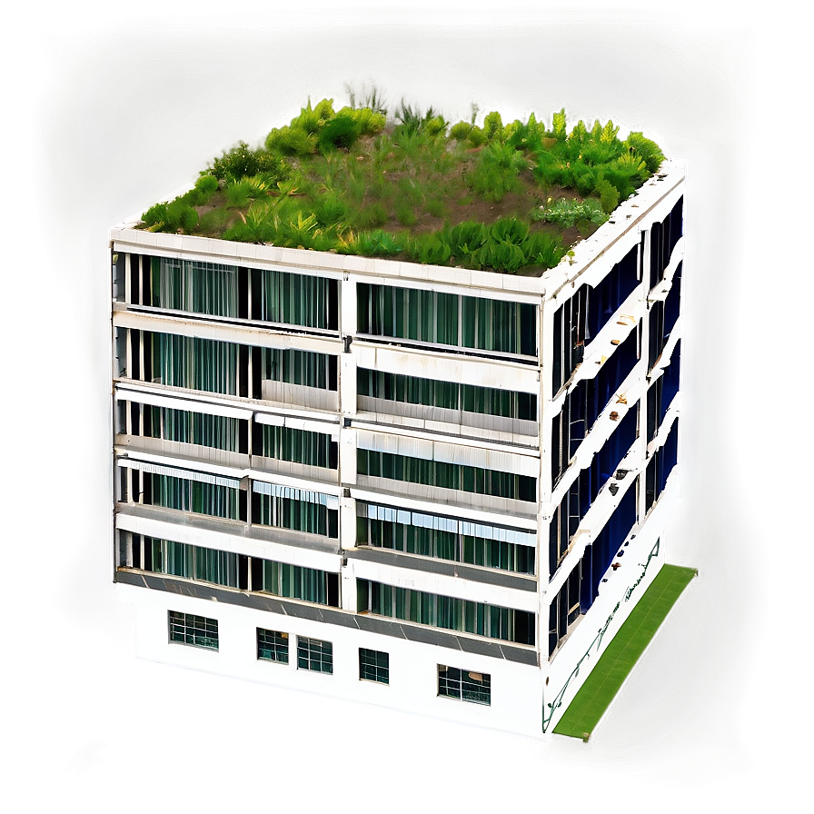 Green Roof Buildings Png 34 PNG