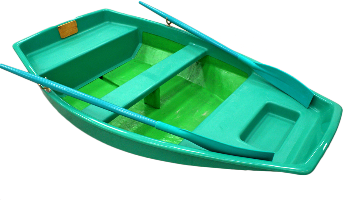 Green Rowboat Transparent Background PNG