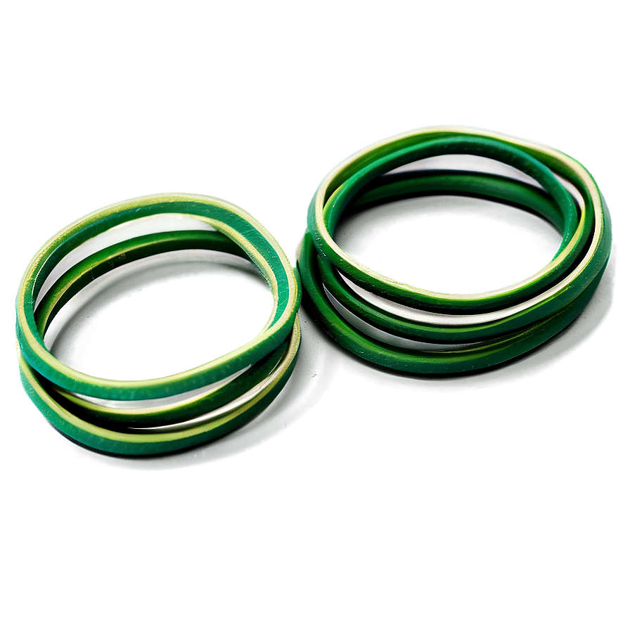 Green Rubber Bands Png Qld PNG