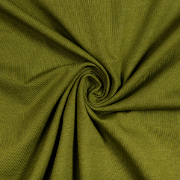 Green Satin Fabric Twirl PNG