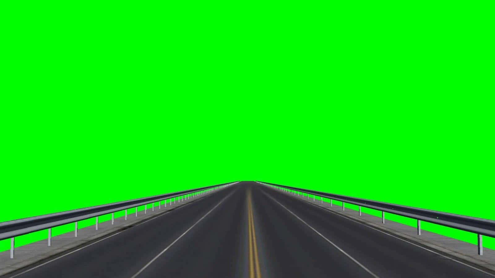 Vibrant Green Screen Background