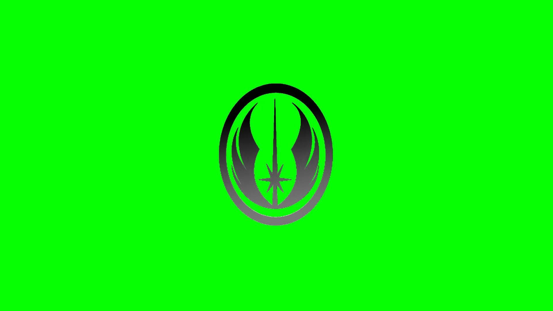 Green Screen Jedi Order Symbol