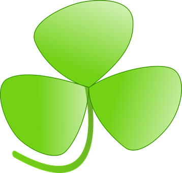 Green Shamrock Graphic PNG