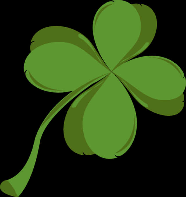 Green Shamrock Graphic PNG