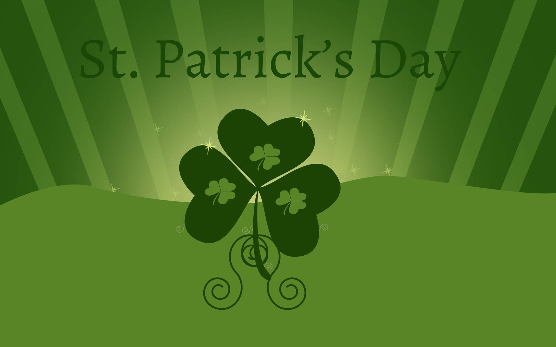 Green Shamrock St. Patrick's Day
