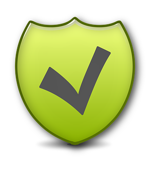 Green Shield Checkmark Icon PNG