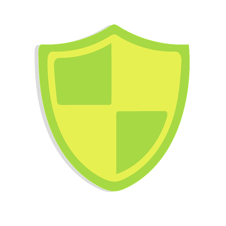 Green Shield Security Icon PNG