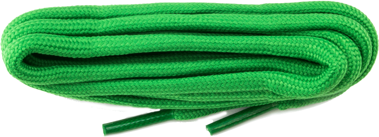 Green Shoelace Isolatedon White Background PNG