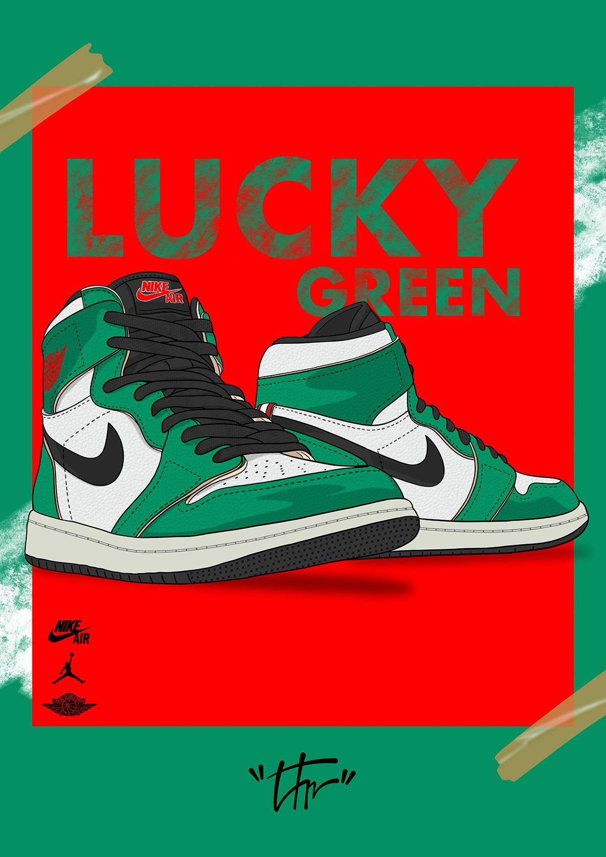 Lucky Green Shoes Wallpaper