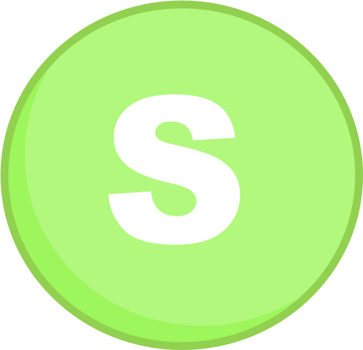 Green Skittle Closeup PNG