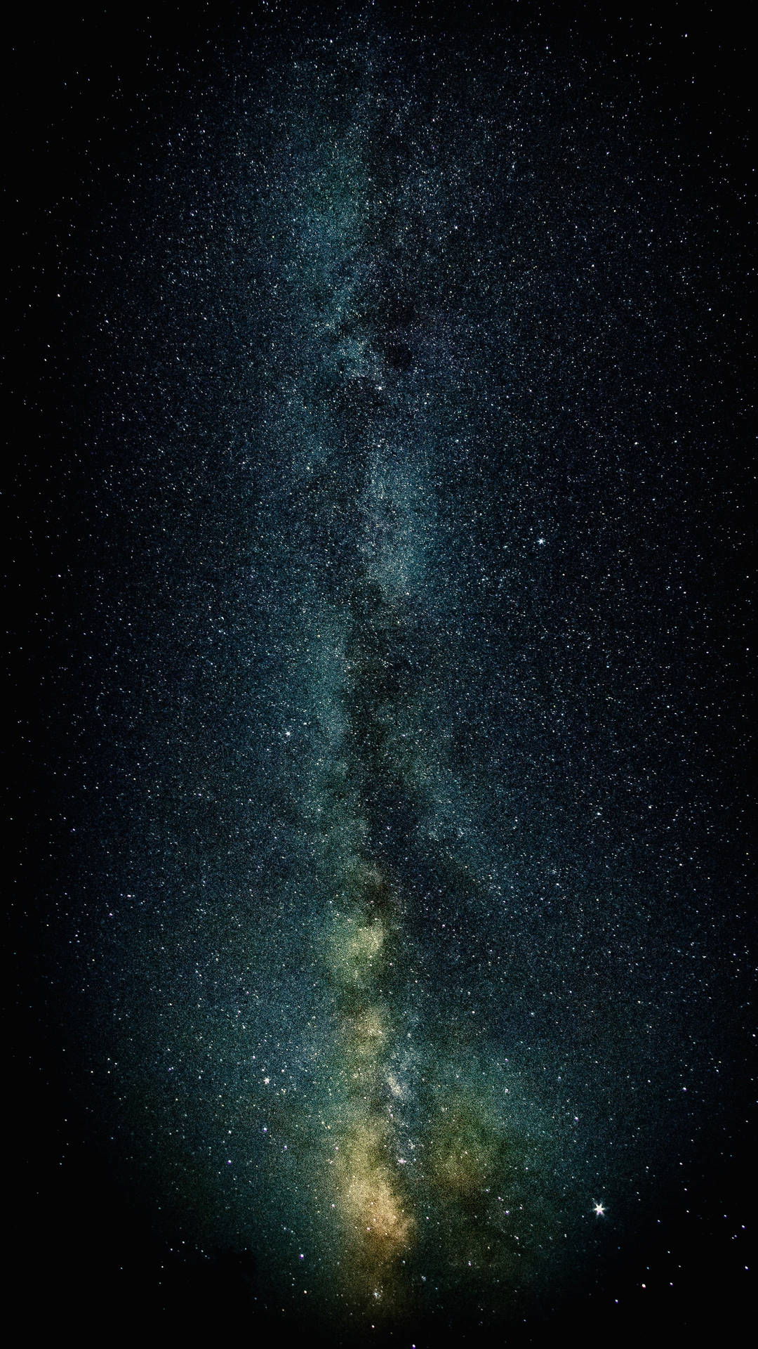 Green Sky Of Space 4k Phone Wallpaper