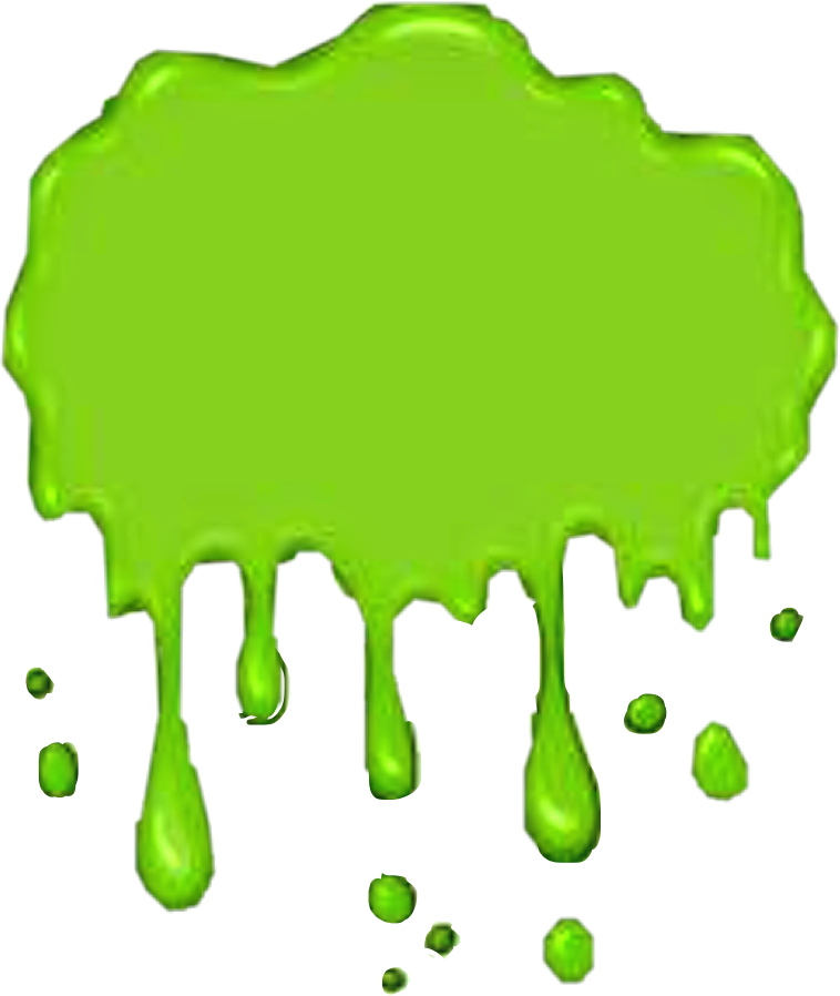 Green Slime Dripping Texture PNG
