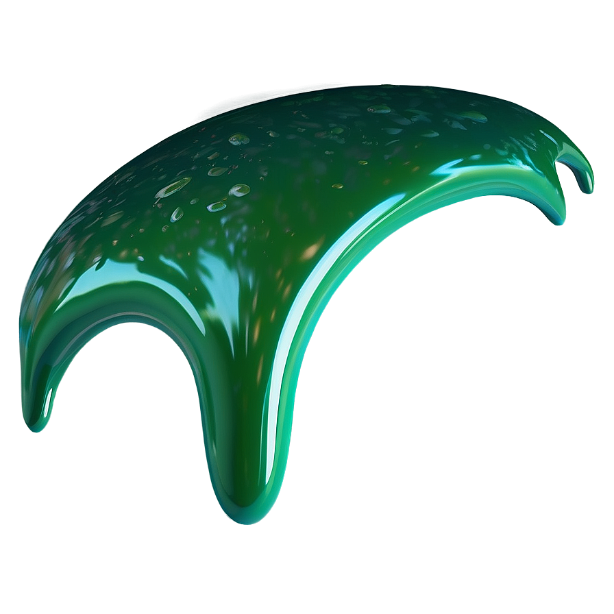 Green Slime Wave Png 06272024 PNG