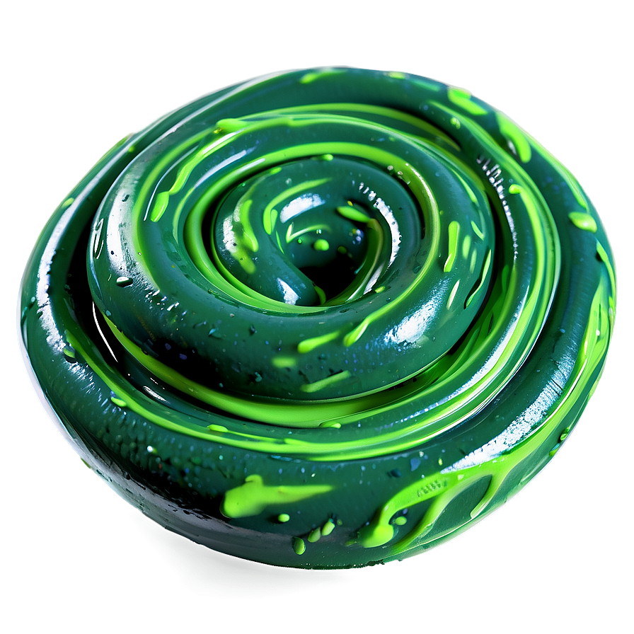 Green Slime Whirl Png Bbh21 PNG