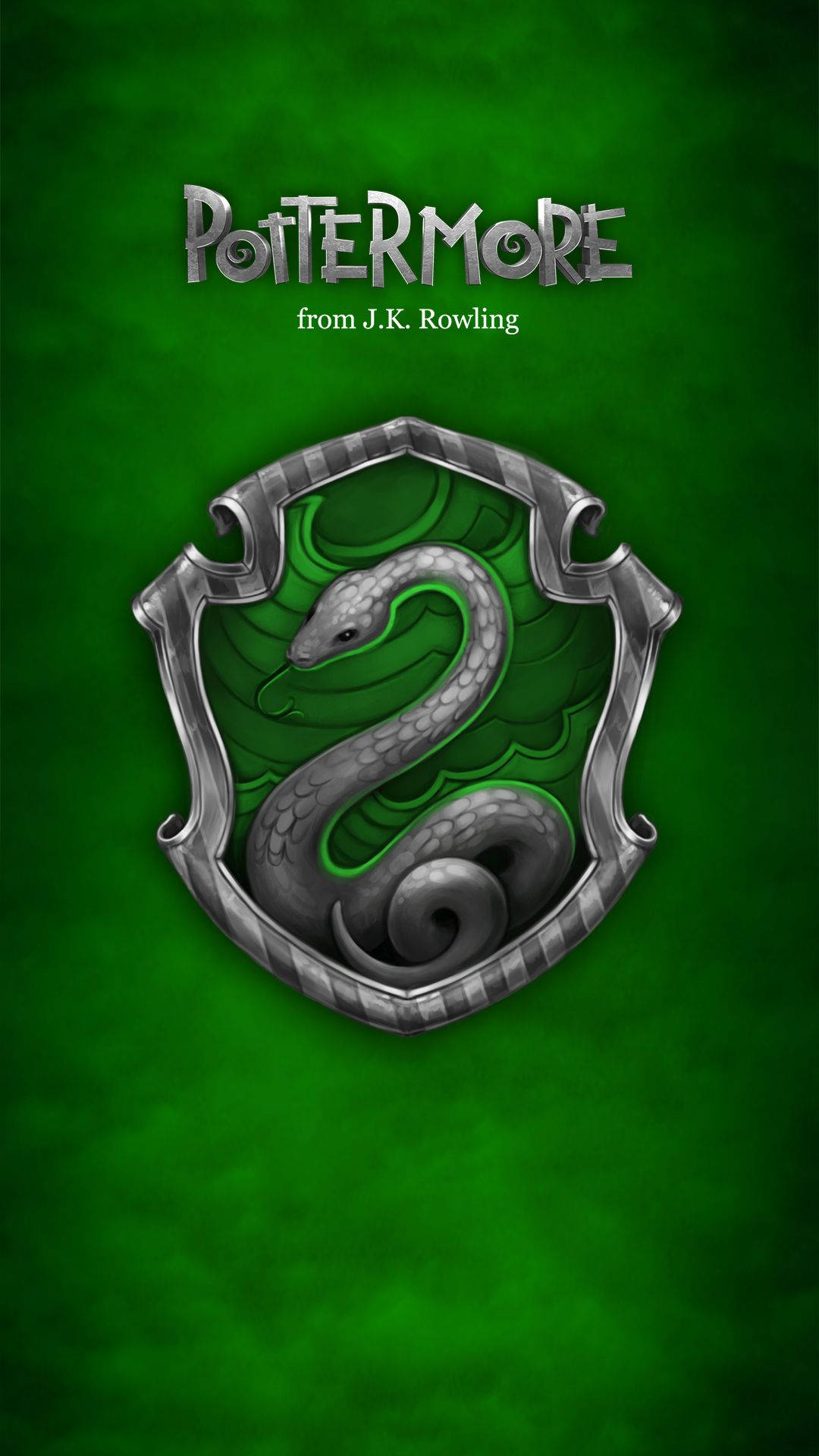 Green Slytherin Aesthetic Pottermore Wallpaper