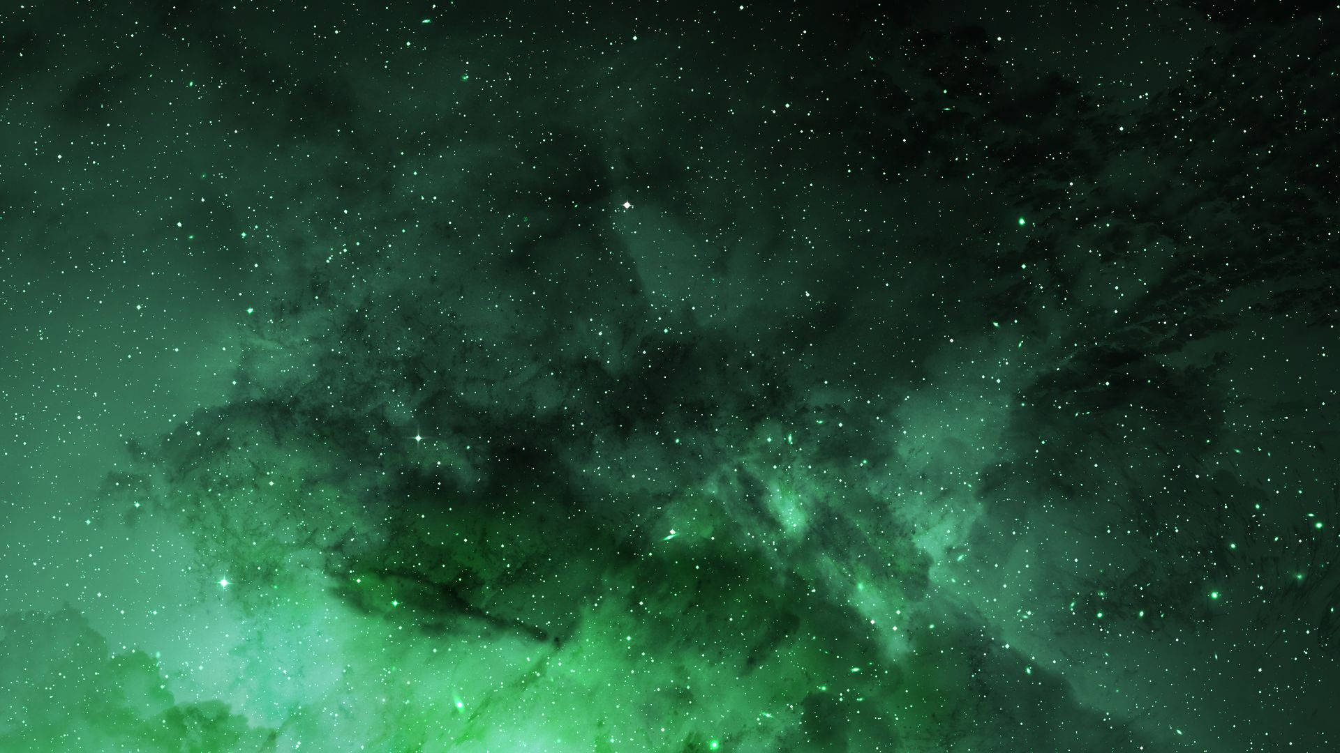 hd desktop backgrounds green nebula