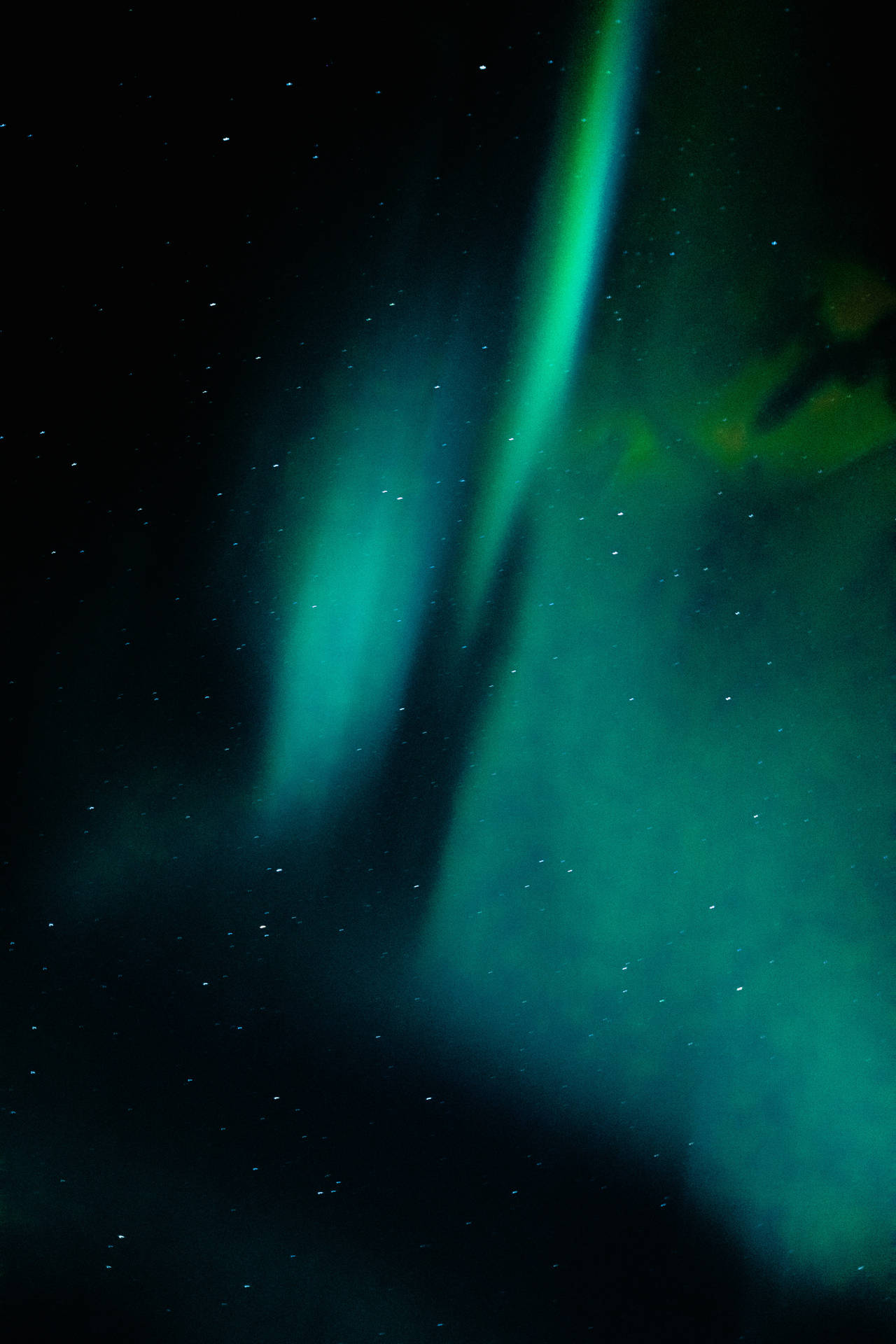 Green Space Aurora Borealis Wallpaper