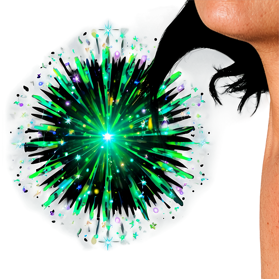 Green Sparkle Effect Png 06262024 PNG