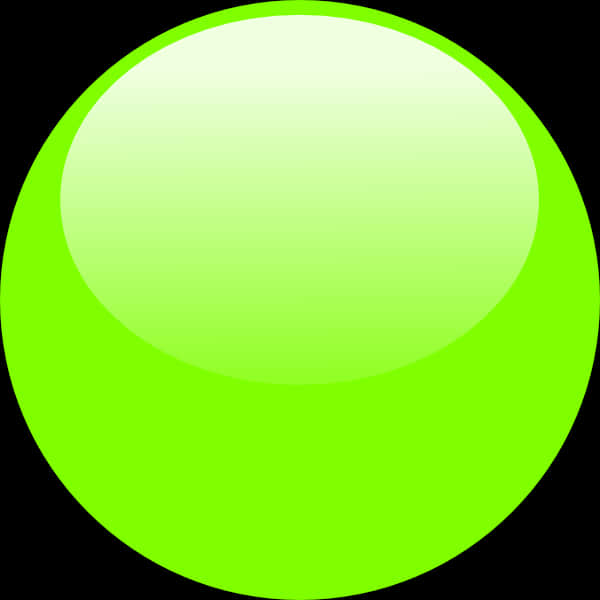 Green Sphere Graphic PNG