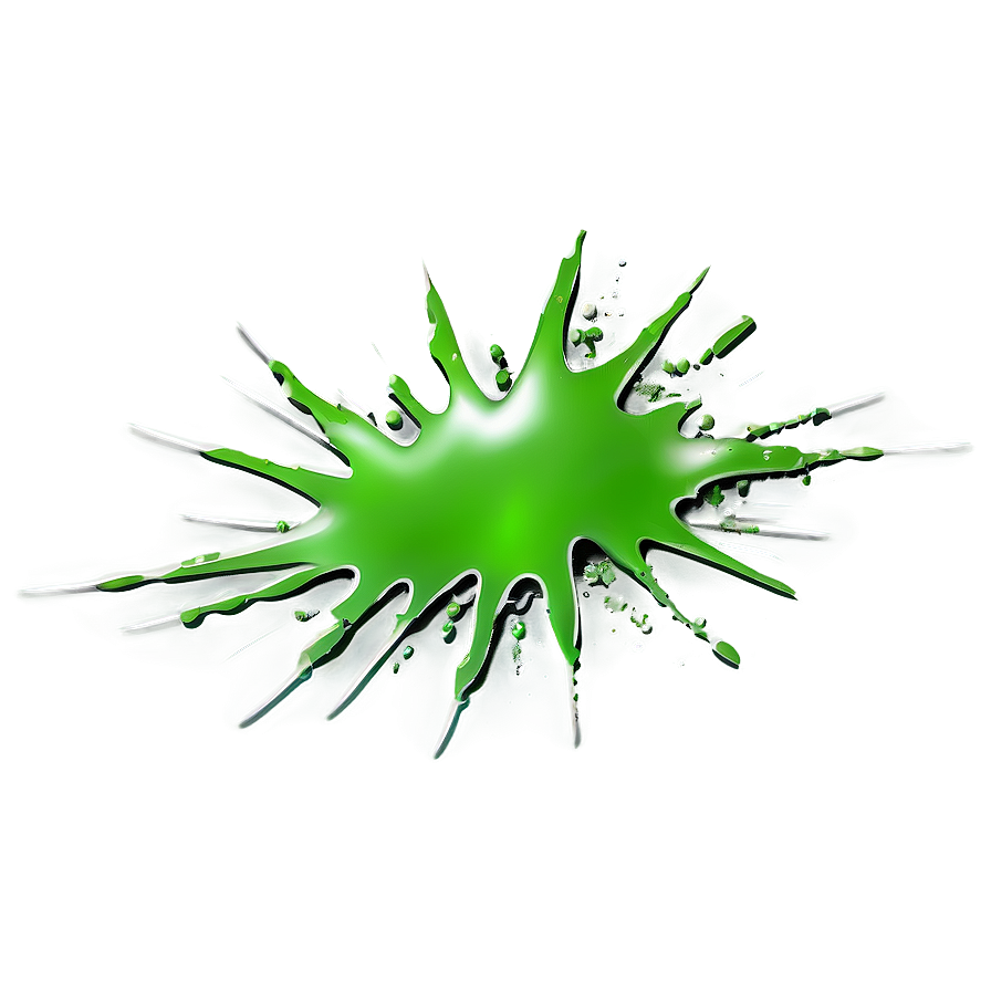 Green Splat Png 80 PNG