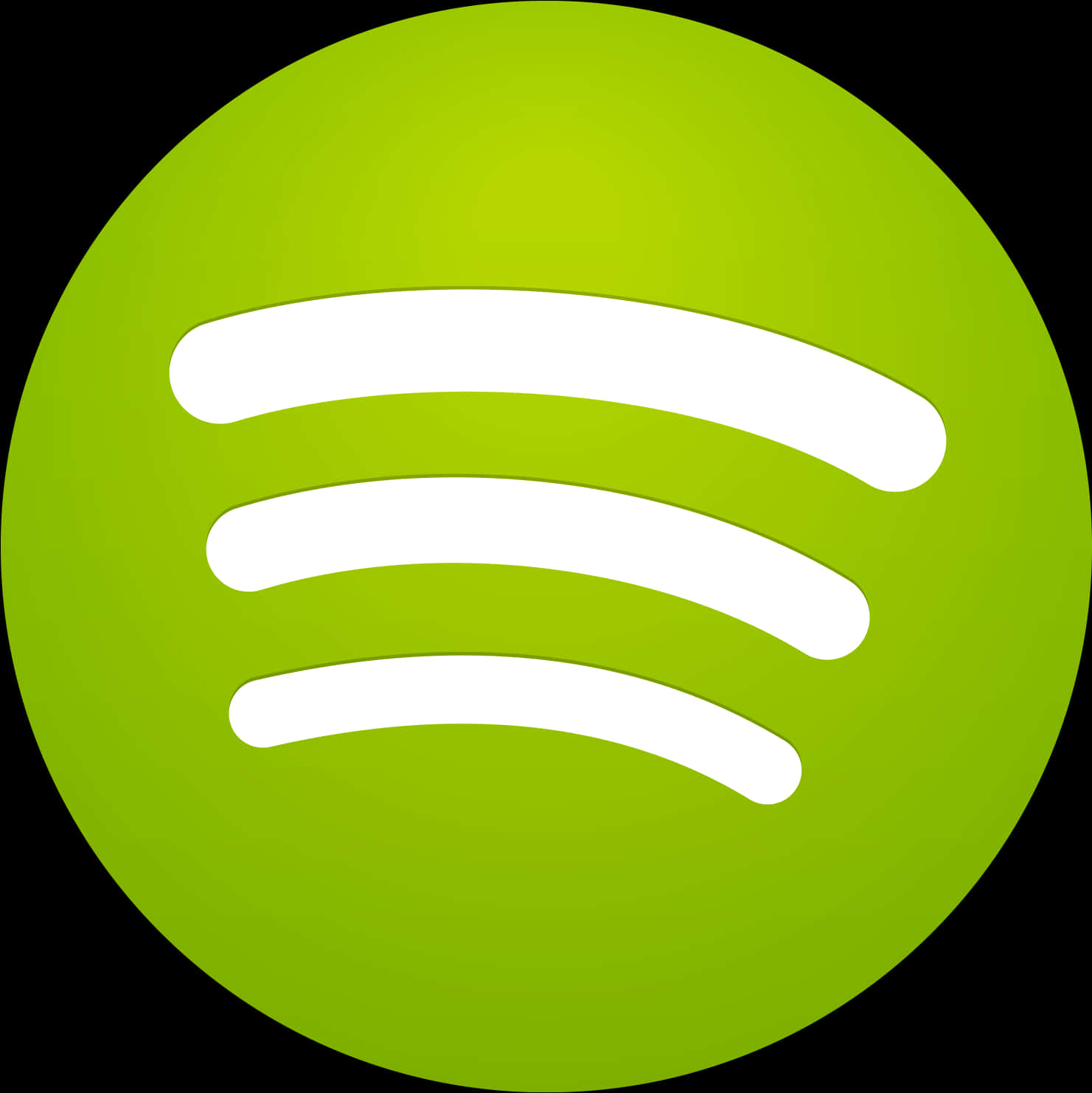 Green Spotify Logo PNG